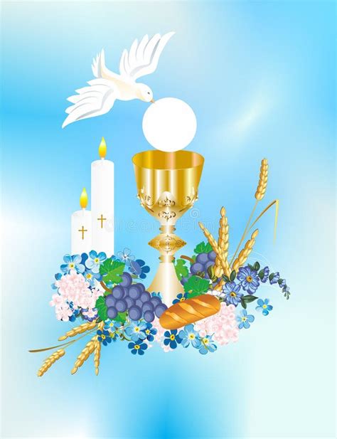 First Communion Stock Illustration Illustration Of Anniversary 30471069