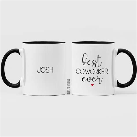 Best Coworker Ever Mug Personalized Mug Coworker T Etsy