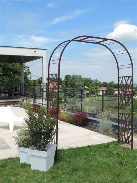 Cette Arche De Jardin Double En M Tal Au Design Incomparable De