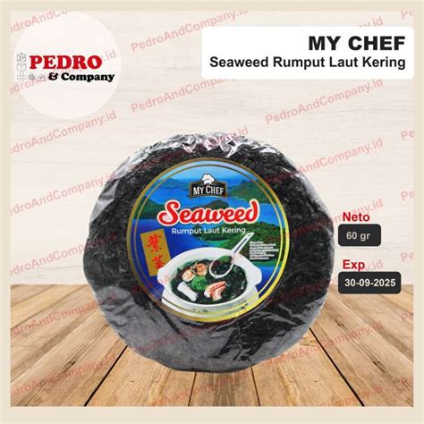 Jual My Chef Seaweed Rumput Laut Kering Gram Dried Laver China Bulat