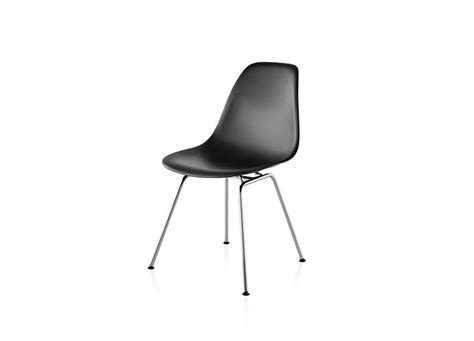 Eames Molded Plastic Side Chair 4 Leg Base | Three Chairs