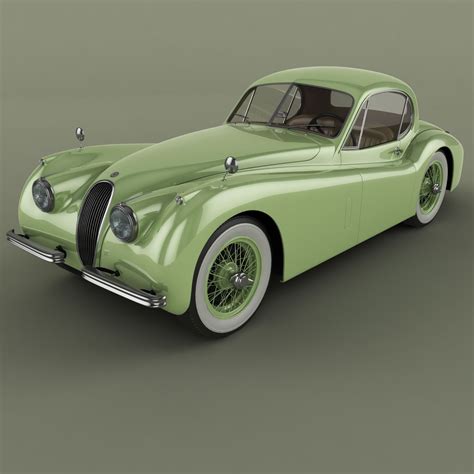 Jaguar Xk120 Coupe 3d Model 109 Max Fbx Obj Free3d