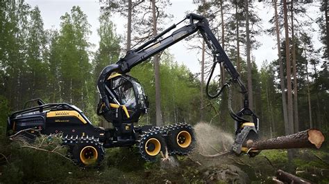 Mega Machines Dangerous Cutting Tree Machines Ponsse Scorpion Forest