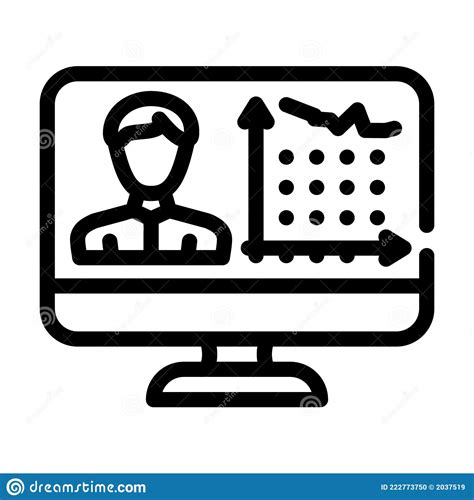 Client Activity Analysis Kyc Line Icon Vector Illustration Stock Vector