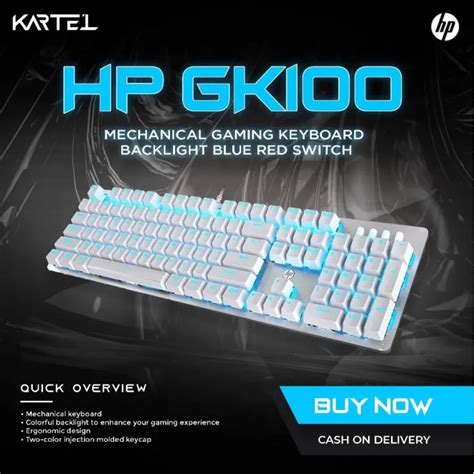 Hp Gk Real Mechanical Keyboard Wired Mixed Backlight Gaming Keyboard