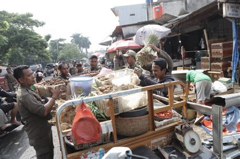 Pasar Sipon Digusur Lagi Pemkot Tangerang Siapkan Pos Pantau Dan