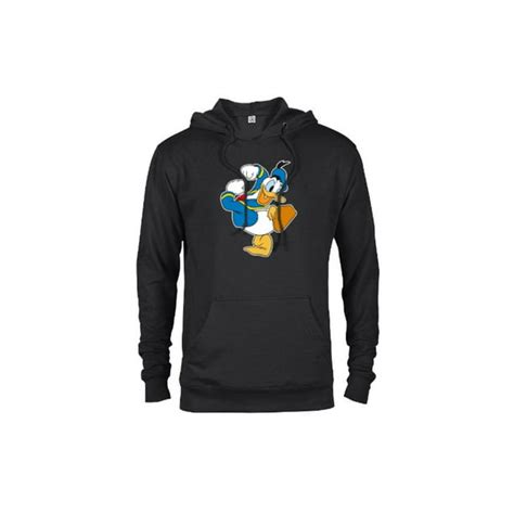 Disney Donald Duck Ready To Go Pullover Hoodie For Adults Customized