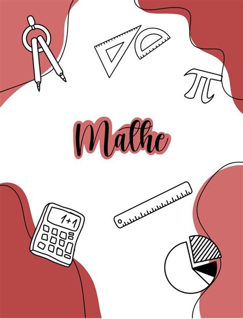 Deckblatt Mathe In Mathe Deckblatt Deckblatt Schule Deckblatt