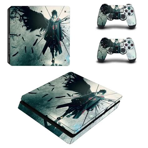 Naruto Full Cover Faceplates PS4 Slim Skin Sticker Decal For