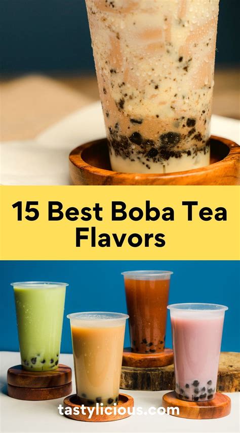 15 Best Boba Tea Flavors | Tastylicious! | Boba tea recipe, Bubble tea ...