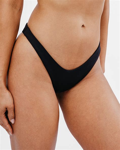 BAIA Brazilian Cut Bikini Bottom Schwarz Nachhaltige