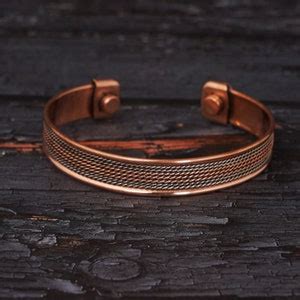 Tibetan Copper Bracelets Magnetic India Pattern Women S Men S Spiritual