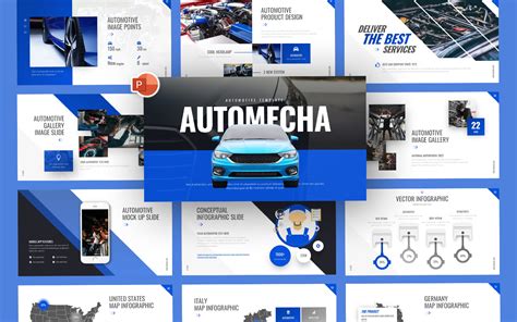 Automecha Automotive Powerpoint Template