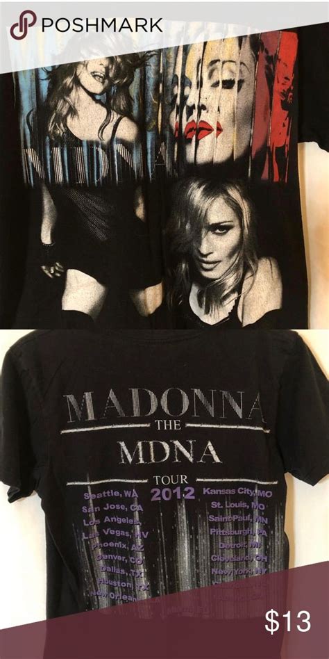 Madonna Concert Tour T Shirt Madonna Concert Tour T Shirts Concert