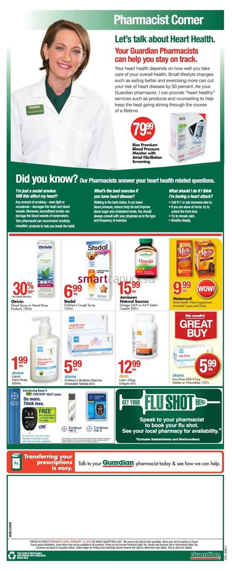 Guardian Drugs Pharmacy Flyer February To