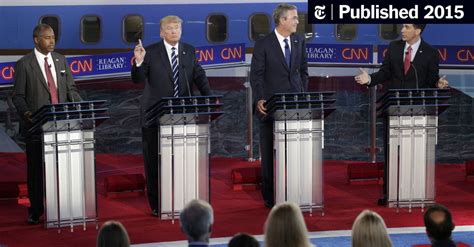 Candidates Use Second Gop Debate To Taunt Donald Trump The New