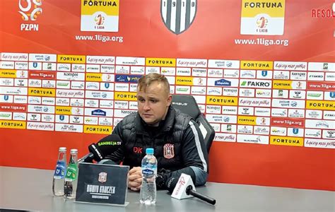 Dawid Kroczek po meczu z Sandecją Nowy Sącz Nie było to wielkie widowisko