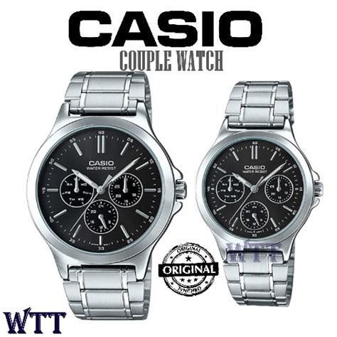 Casio Original Mtp V D A And Ltp V D A Couple Watch Jam Tangan