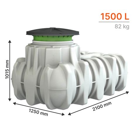 Cuve D Eau Potable 1500l à Enterrer Graf Platine Extra Plate