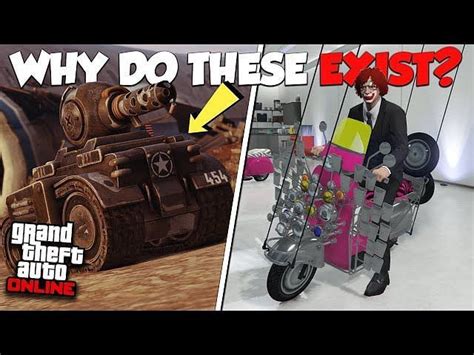 Gta Online 5 Funniest Looking Vehicles In February 2022