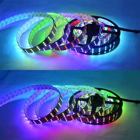 V Triple Row Tm Addressable Rgb Led Light Strips Leds M