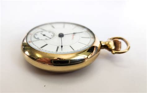 1891 15 Jewel Hampton Dueber Pocket Watch Gem