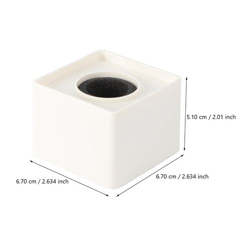 Portable Abs Injection Molding Square Cube Shaped Interview Mic