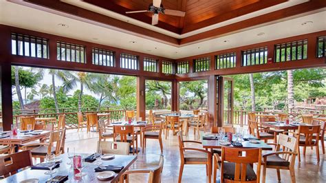Restaurants In Kona Ocean Side Lounges Four Seasons Hualalai