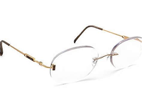 Daniel Swarovski Eyeglasses S Kt Gold Plated Rimless