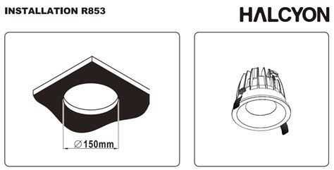 HALCYON R853 LED Recessed Luminaire Instruction Manual