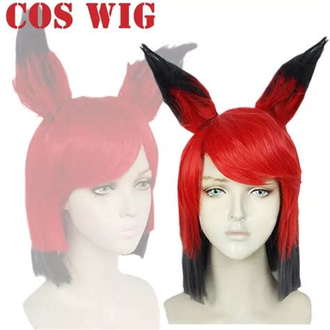 Nouveau Hazbin Cosplay Hôtel Alastor Cosplay Perruques Accessoires De Cheveux H8 Eur 19 42