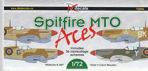 Dk Decals Scale Spitfire Mto Aces Review By Ed Russell And Phill