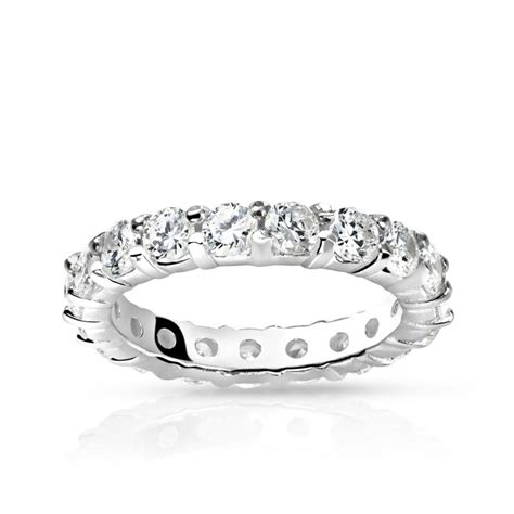 Bague Argent Zirconia Femme Alliance Maty