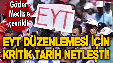 EYT düzenlemesi için kritik tarih netleşti Gözler Meclis e çevrildi