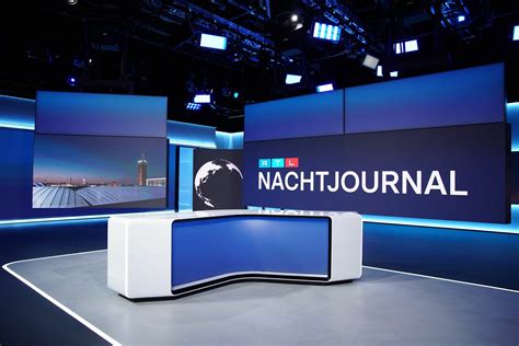 Rtl Nachtjournal Studiodesign Design Tagebuch