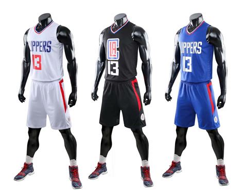 ชุดบาสเกตบอล แอลเอ คลิปเปอร์ส L A Clippers สกรีนเบอร์ 13 Bright Thaipick