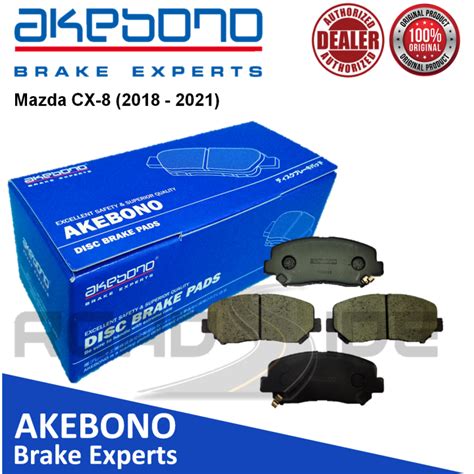 Akebono Front Brake Pads For Mazda CX 8 2018 2021 Lazada PH