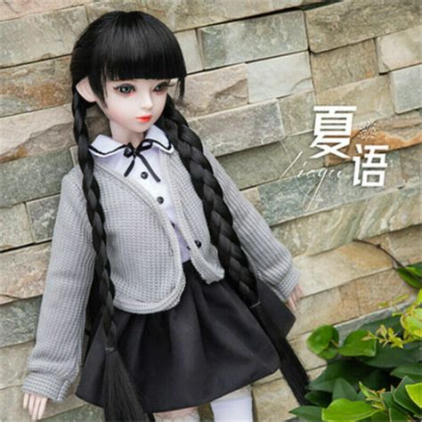 Full Set Bjd Doll 1 3 Ball Jointed Pretty Girl Female Eyes Dress Makeup