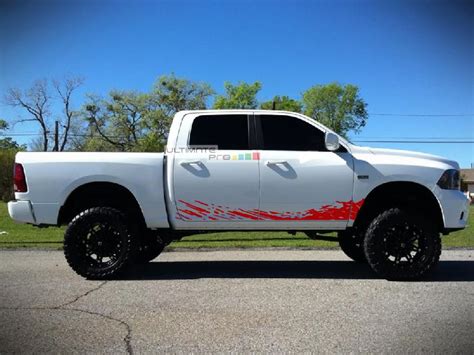 Off Road Mud Splash Decal Graphic Vinyl Compatible With Dodge Ram 2009