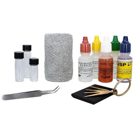 ToolTreaux 20pc Silver and 10k 14k 18k Gold Testing Kit with Needles