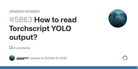 How To Read Torchscript Yolo Output Issue Ultralytics