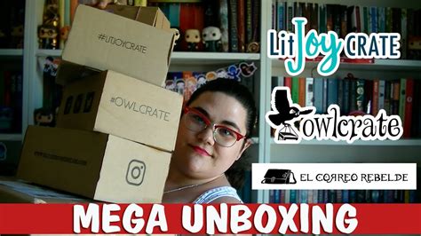 Mega Unboxing Cajas Literarias Youtube