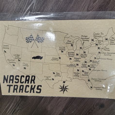 map of nascar race tracks 2