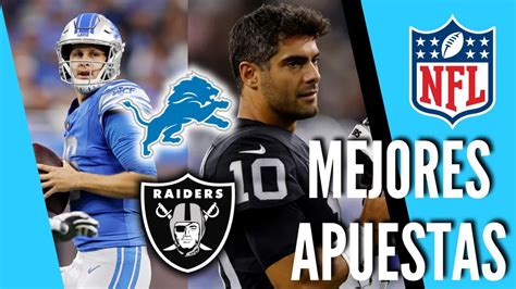 Lions Vs Raiders Monday Night Football Mejores Apuestas Pronósticos