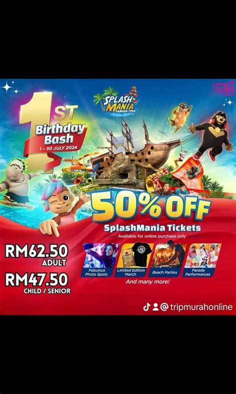 Splash Mania Waterpark Gamuda Tickets Vouchers Local Attractions