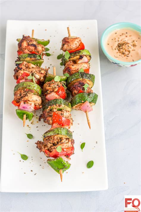 Grilled Mediterranean Chicken Kabobs Easy Chicken And Veggie Skewers