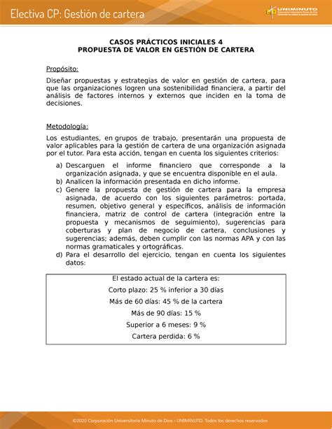 Uni Act Cas Pra Ini Casos Pr Cticos Iniciales Propuesta De