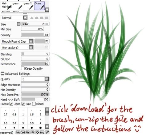 Brushes Type For Paint Tool Sai 2 By Ryky On Deviantart Penmie Bee