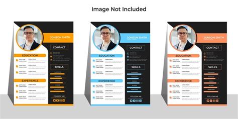 Premium Vector Clean And Modern Resume Or Cv Design Layout