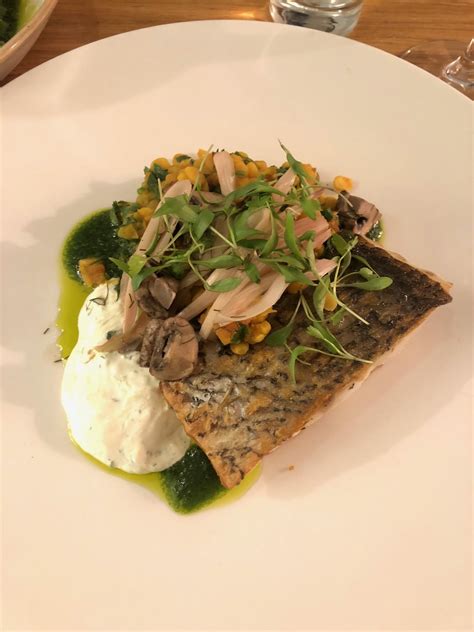 Stone Bass Fillet With Dal And Pickled Veg [oc] R Foodporn